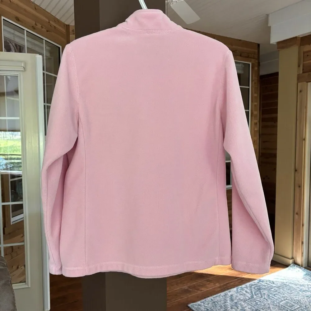 Disney's Wilderness Lodge Women M Quarter Zip Fleece Pink Mickey - Picture 4 of 4